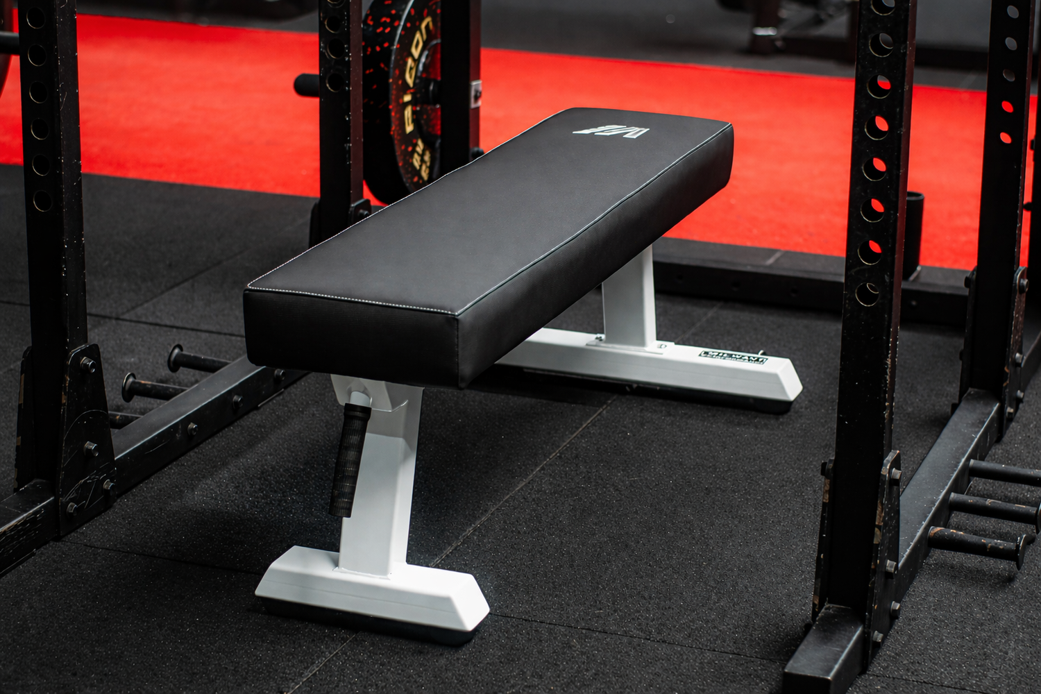 professional gym set up with bench