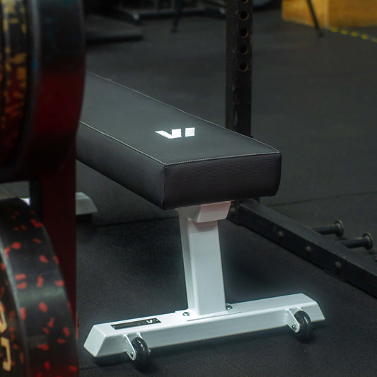 Heavy duty Workout bench in commercial gym UK